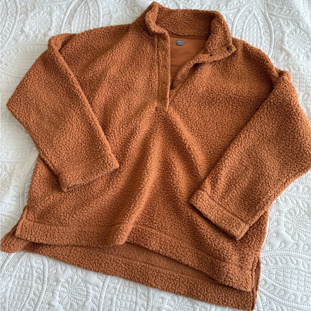 Aerie Tan Fleece Sherpa Jacket